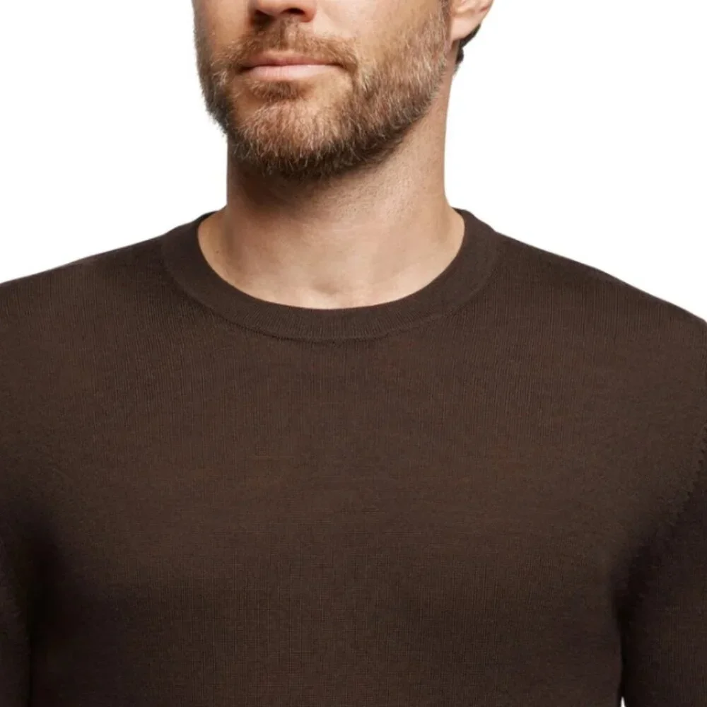 NWT Banana Republic Men’s Merino Wool Brown Sweater Size XL